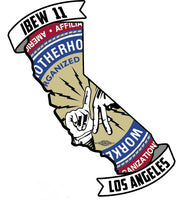 IBEW 11 California Shape Sticker