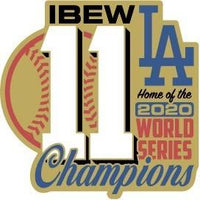 2020 Dodgers World Series Champions Sticker