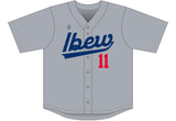 PREORDER: Authentic IBEW 11 Baseball Jersey - Gray Version
