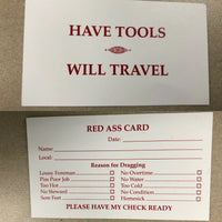 Red Ass card